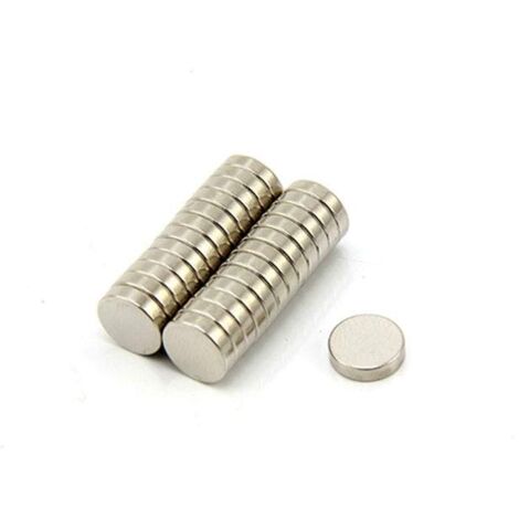first4magnets F323SC-20 - Magnete al samario cobalto, diametro 8 mm x spessore 2 mm, forza magnetica 0,7 Kg (20 pezzi)
