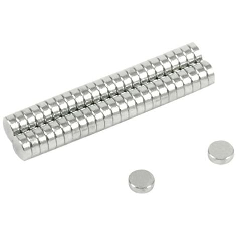 Magnet Expert/® Adh/ésif 10mm diam/ètre x 1mm N42 n/éodyme aimant pack de 20 Nord 0,58kg force dadh/érence