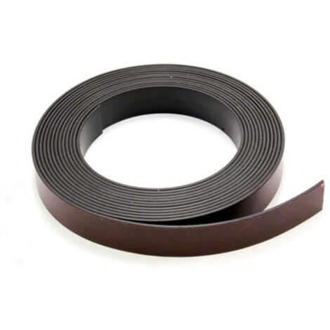 FIRST4MAGNETS MT19AB(PA)-1X1M Nastro Magnetico Larghezza Spessore, Autoadesivo, Lunghezza 1 m, Colore, 19 mm largo x 1 mm spesso