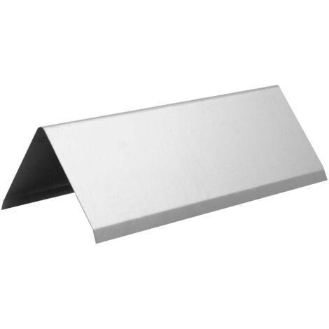 Firstblech, 80° Winkel 200cm, 1 Stück Silber Alublechf für First an Dach, Dachrinnen Zubehör, Made in Germany