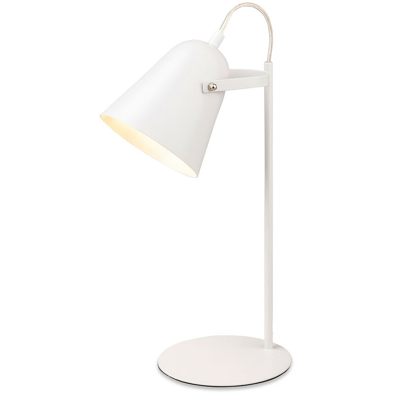 Firstlight Bella Modern Desk Table Lamp White