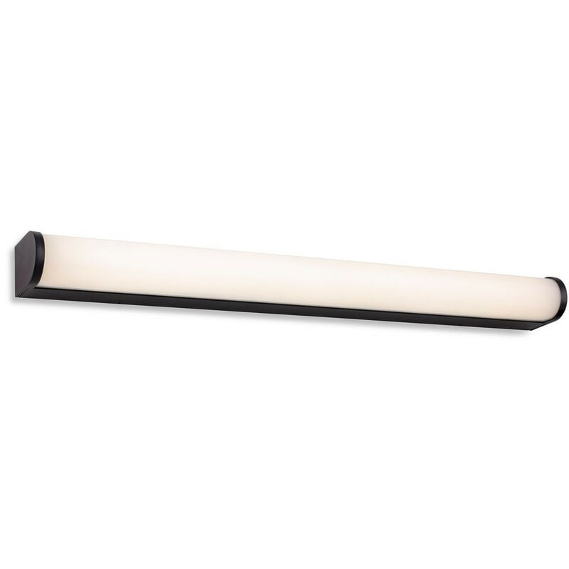 

Bravo Aplique LED para baño - 600 mm Negro con difusor de ópalo IP44 - Firstlight