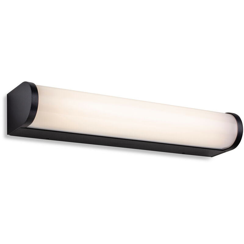 Image of Firstlight Products - Firstlight Bravo Applique led da bagno - 300 mm nera con diffusore opale IP44