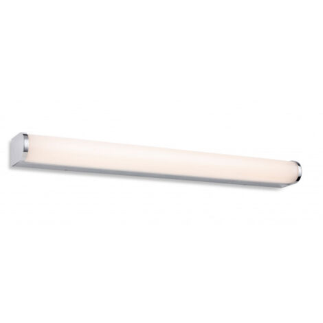 Firstlight Bravo Applique Murale LED pour Salle de Bain - 600mm Chrome avec Diffuseur Opale IP44
