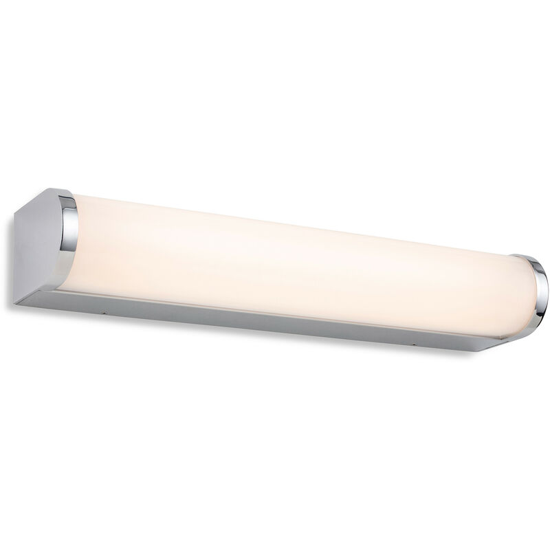 Firstlight Bravo Bathroom LED Wall Light - 300mm Chrome with Opal Diffuser IP44
