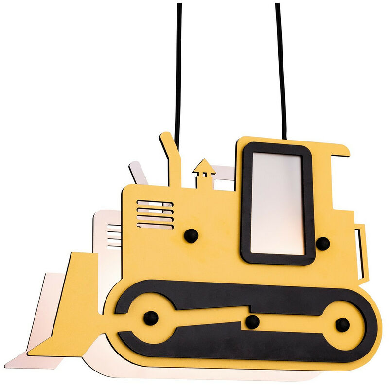 

Bulldozer - Lámpara de techo infantil con 2 luces Multicolor, E14 - Firstlight