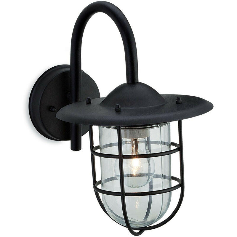 Image of Firstlight Products - Firstlight Cage - Applique 1 Luce Nera IP44, E27