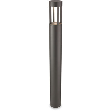 Firstlight Delta - Poteau de borne haut extérieur à 1 ampoule LED Graphite IP54