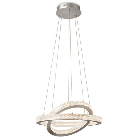 Firstlight Diamond LED Pendelleuchte Aluminium mit prismatischem Diffusor