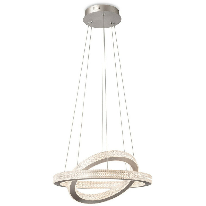 

Firstlight Diamond Lámpara colgante LED de aluminio con difusor prismático
