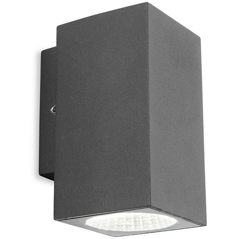 

Dino - Aplique de exterior individual LED 1 luz Grafito IP65 - Firstlight