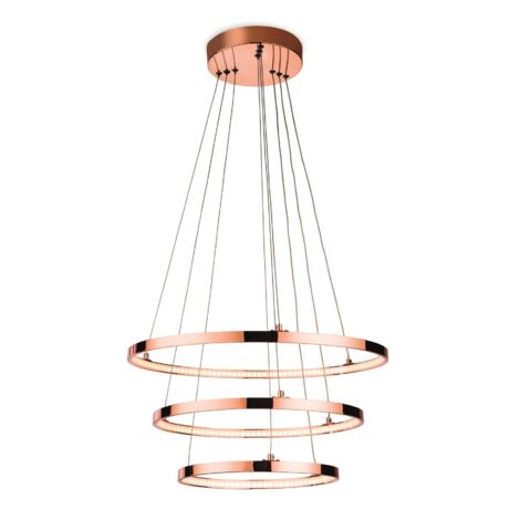 Firstlight Esprit - Suspension de plafond LED intégrée cuivre