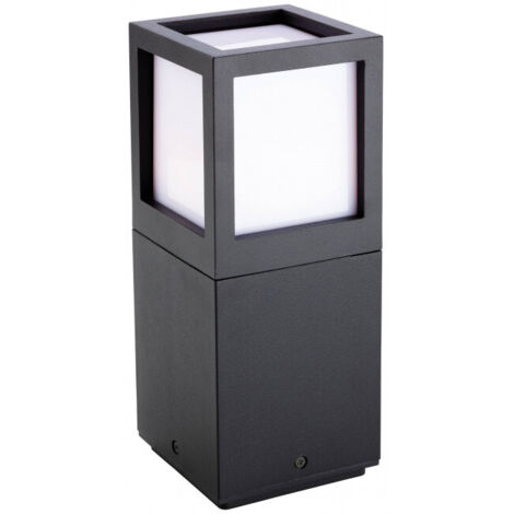 Firstlight Evo - Petite borne d'éclairage extérieure à LED 1 lumière graphite IP54