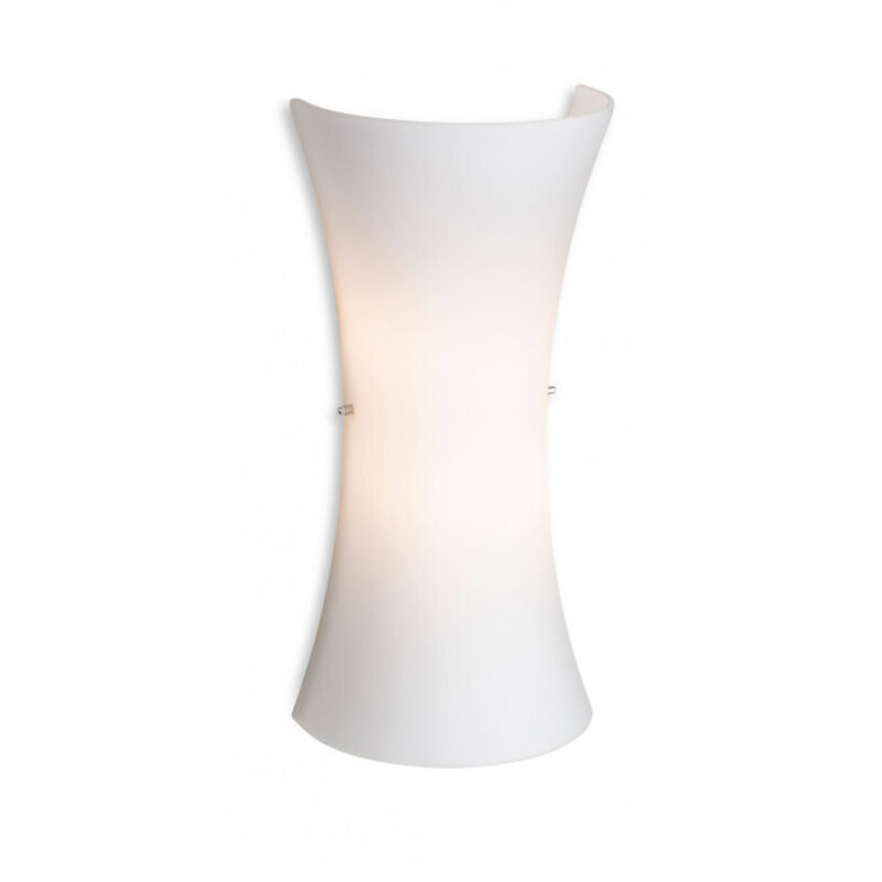 Firstlight Forum Applique Murale en Verre Up Down Verre Blanc Opale