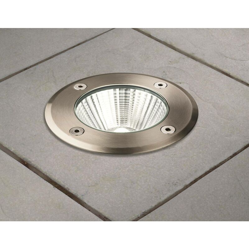 Firstlight - Integrated LED Outdoor Recessed Ground Light Stainless Steel IP67