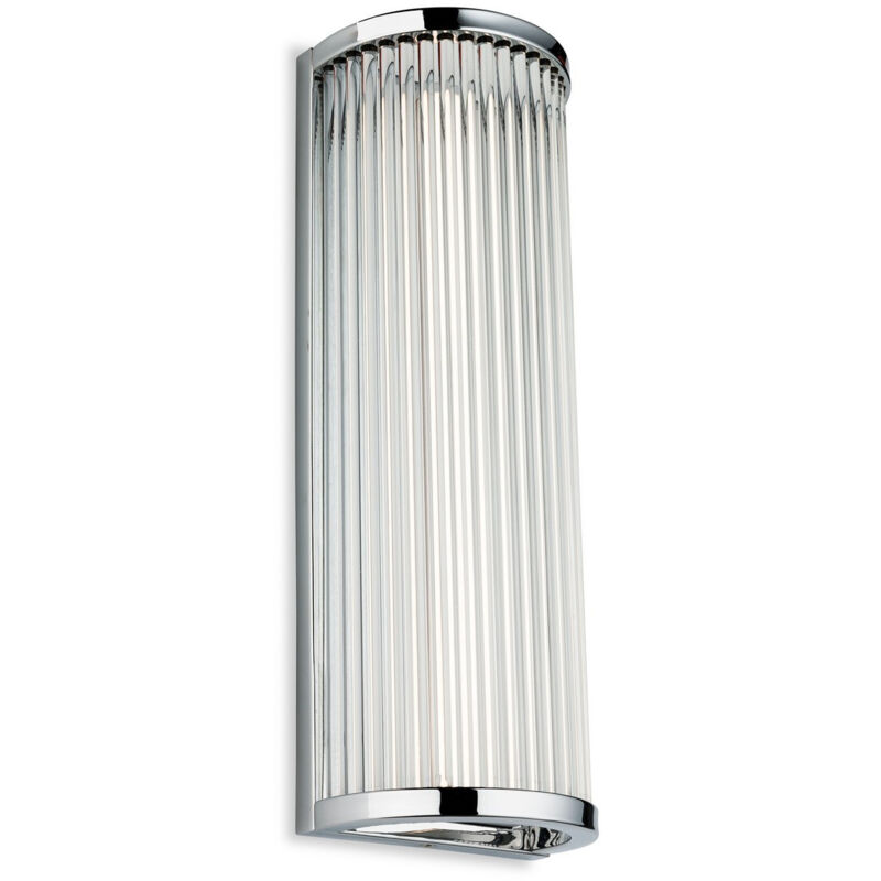Firstlight Products - Firstlight Jewel - Applique murale à led intégrée pour salle de bain Chrome avec tiges en verre transparent IP44 Firstlight Products - Firstlight Jewel - Applique murale à led intégrée pour salle de bain Chrome avec tiges en verre transparent IP44