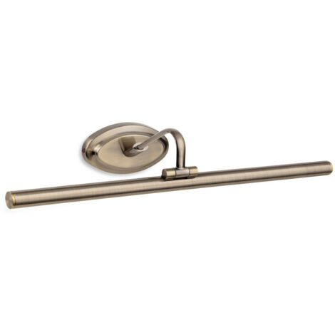 Firstlight LED Lampe à Tableau Moderne 560mm Laiton Antique
