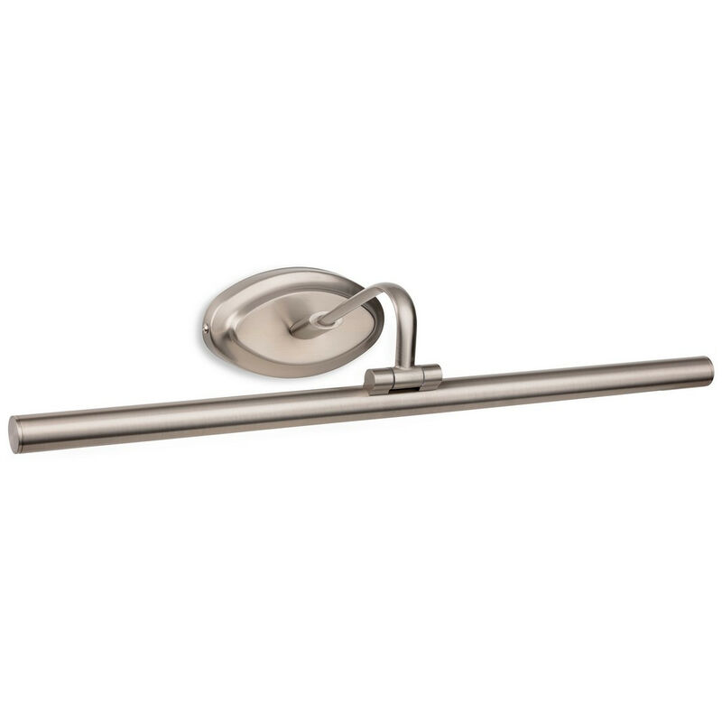 

LED Lámpara para cuadros moderna de acero cepillado de 560 mm - Firstlight