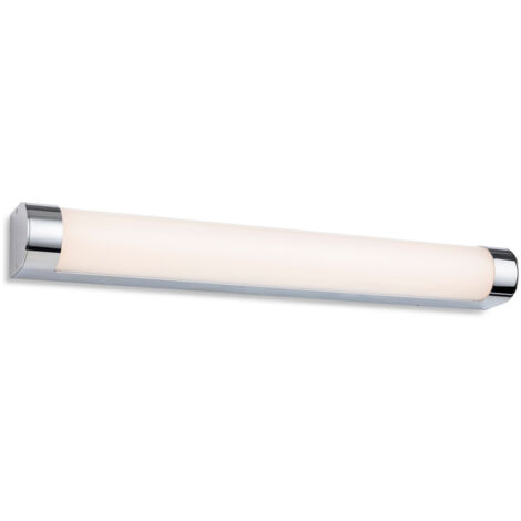 Firstlight Lima Applique Murale LED Salle de Bain 600mm Chrome avec Diffuseur Opale IP44