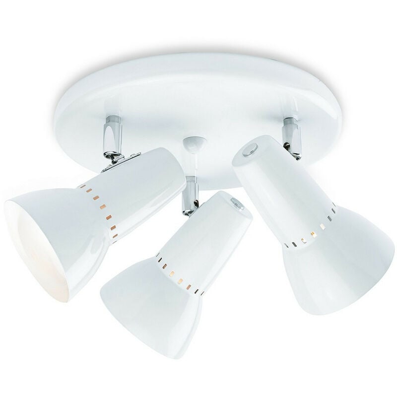 Firstlight Lynx - 3 Light Flush bianco chiaro