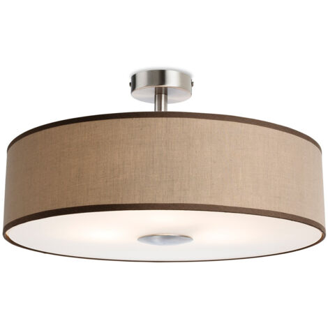 Firstlight Madison - Semi Flush Light Taupe 3 Lumière, E27