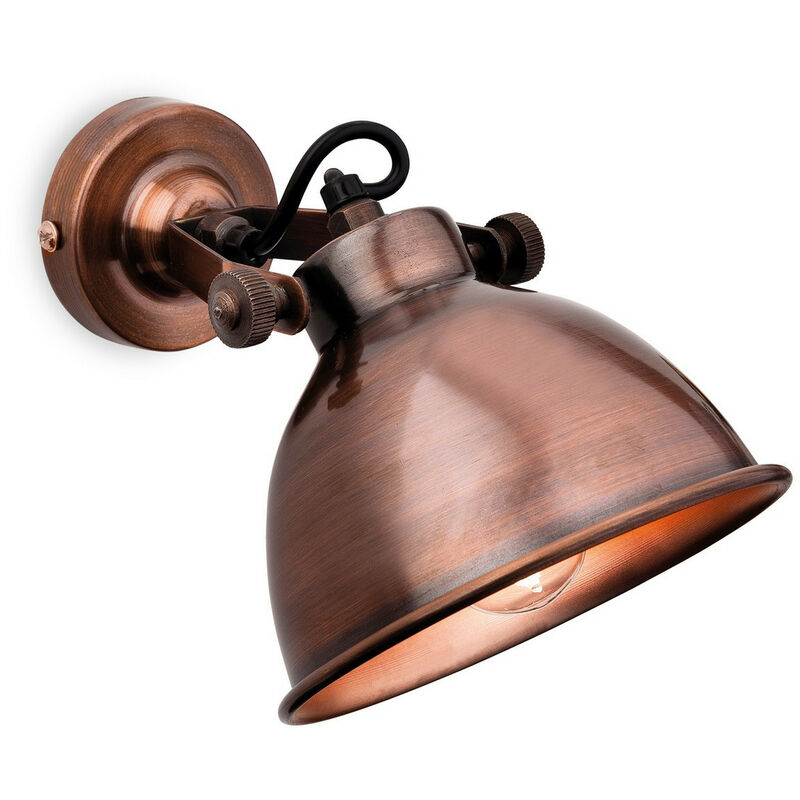 Firstlight Products - Firstlight Mantis - 1 Light Indoor Wall Light Antique Copper, E14