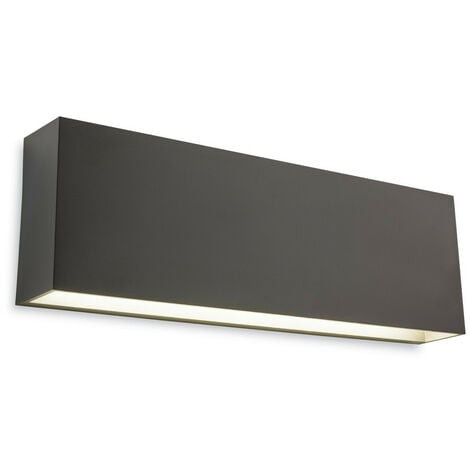Firstlight Midas Outdoor Integrated LED Down Light Rectangle Graphite IP65