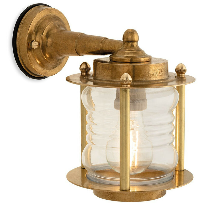 Firstlight Nautic Applique Murale Laiton avec Verre Clair IP23