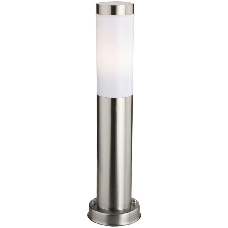 Firstlight Plaza - Dissuasore a Paletto Piccolo 1 Luce Acciaio Inox IP44, E27