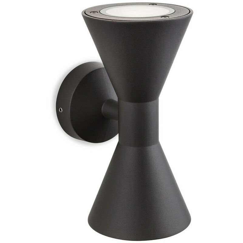 

Sands - 2 Aplique para exterior Light Up & Down Grafito IP54, GU10 - Firstlight