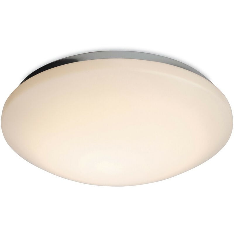 Firstlight Siena - Difusor de policarbonato blanco con luz de techo led redonda empotrada en el baño IP44