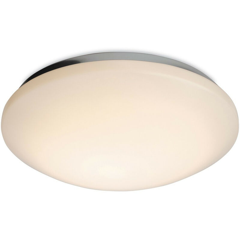 Firstlight Siena - Plafoniera da bagno a led rotonda da incasso con diffusore in policarbonato bianco IP44