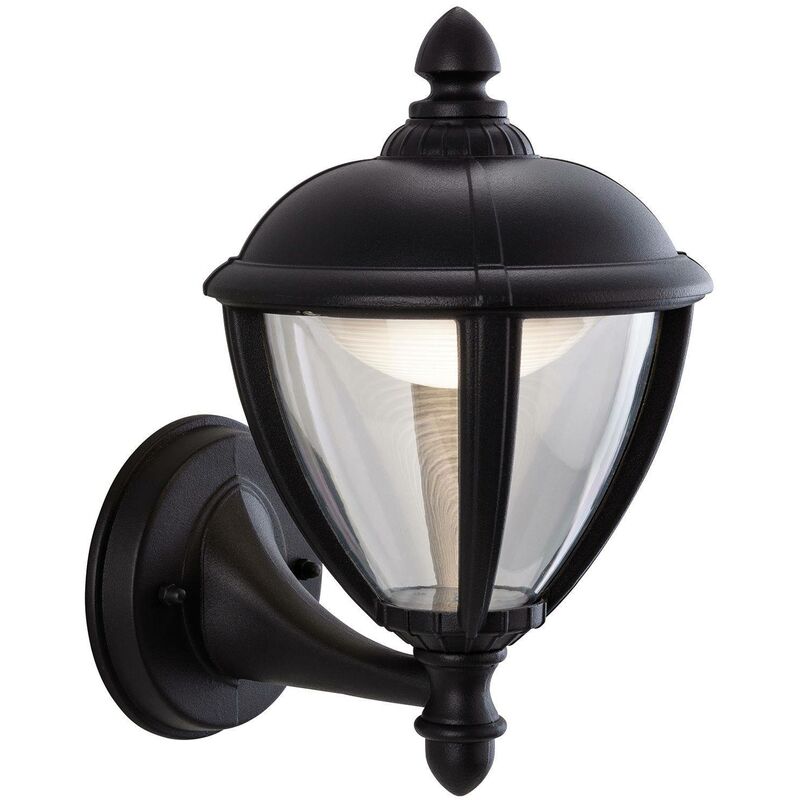 Unite - LED Outdoor Wall Lantern Uplight Black IP44 - Firstlight