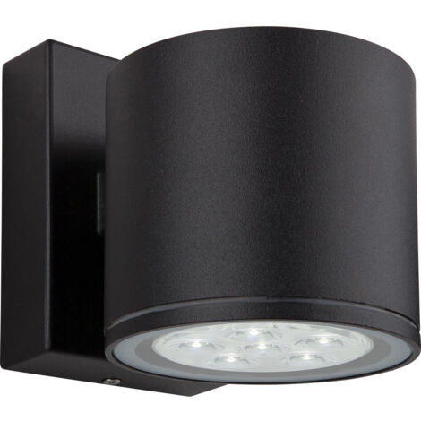 Firstlight Vegas - Applique murale simple à 6 ampoules LED noir IP44