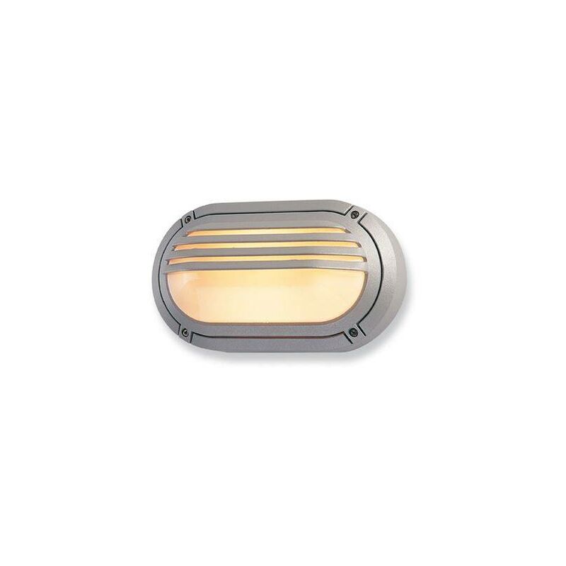 Image of Firstlight Products - Firstlight Verona - Applique da esterno a 1 luce - 60W argento IP54, E27