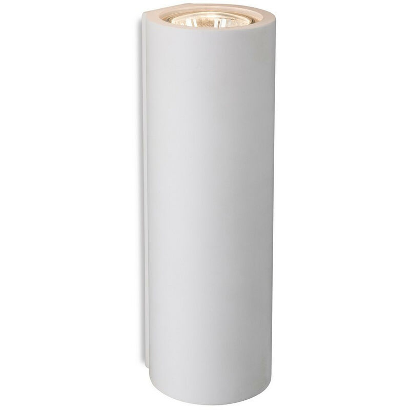 

Wells - Aplique de pared interior 2 Light Yeso Blanco, GU10 - Firstlight