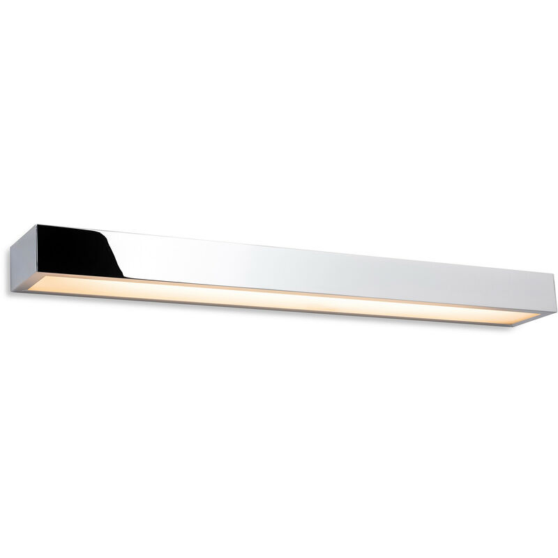 Zulu Bathroom Down Light LED Wall Light - 600mm Chrome with Opal Glass Diffuser IP44 - Firstlight