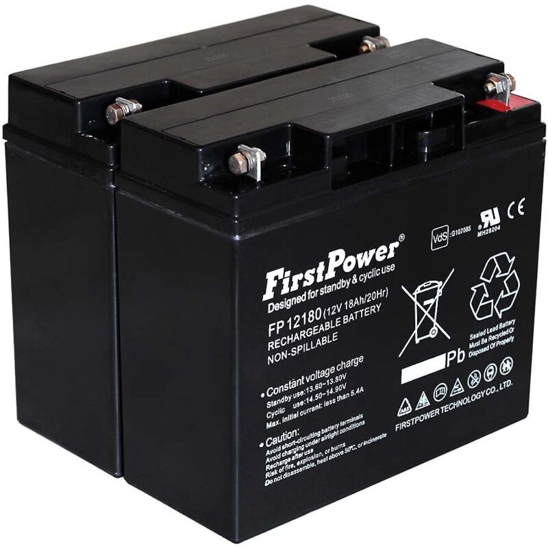 

Powery - FirstPower Batería de GEL para SAI APC Smart-UPS SUA1500I 12V 18Ah VdS