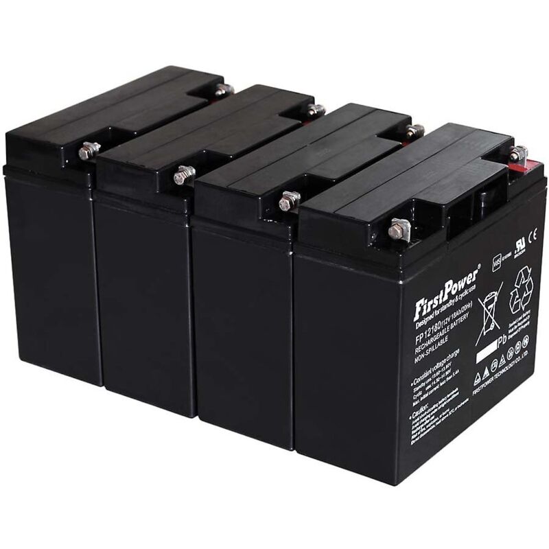 

Powery - FirstPower Batería de GEL para SAI APC Smart-UPS XL 3000 Torre/Rack convertible 12V 18Ah VdS