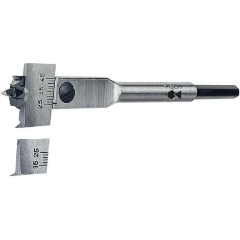 FISCH-TOOLS Foret à centrer type 0500 D. de perçage 15-45 mm longueur 130 mm tige 6 pans
