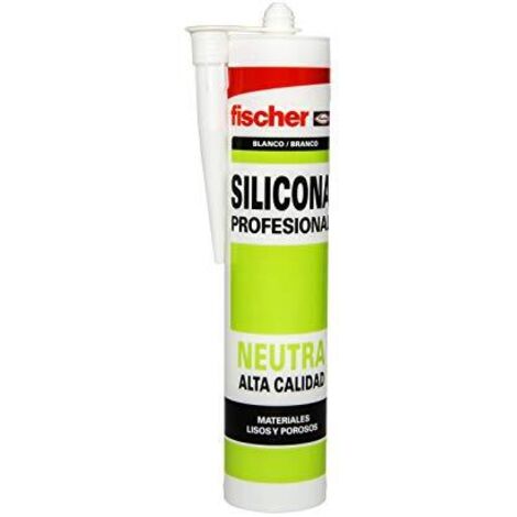 Fischer 036557 – Silicone neutra professionale bianco alta qualità