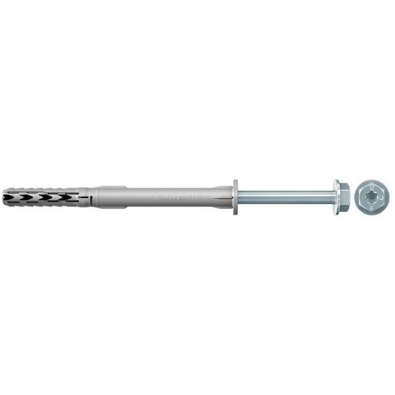 

Fischer 046336 Taco largo nylon para marcos con tornillo SXR 10x200 FUS (Envase 50 uds)