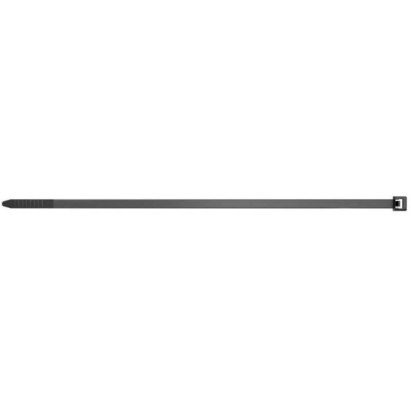 

087497 Brida nylon negra exteriores UBN 7,6x350 negra (Envase 100 uds) - Fischer