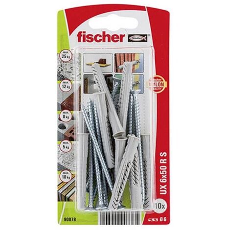 Fischer 090878 Blister tacos universales nylon UX 6x50 RSK NV