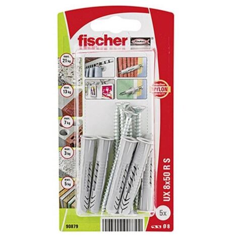 Fischer 090879 Blister tacos universales nylon UX 8x50 RSK NV