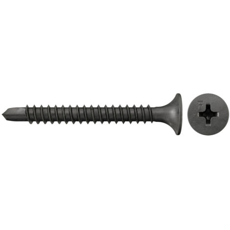 Fischer 1.000x Schnellbauschraube 3,5 x 25 Trompetenkopf phosphatiert Feingewinde Kreuzschlitz PH - 040599