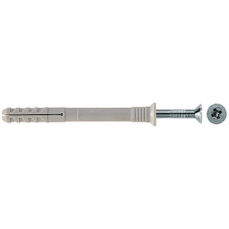 Fischer 100x Cheville à frapper N 5 x 30/5 S avec vis à frapper A2 acier inoxydable - 050370