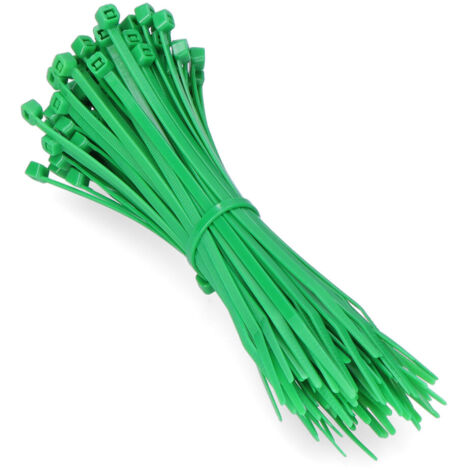 Fischer 100x Serre-câbles GBN 2,5 x 100 mm vert - 543924