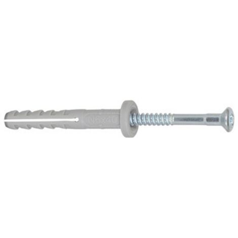 Fischer 100x Tampons à clouer N 6X35/5 F tête plate - 522948