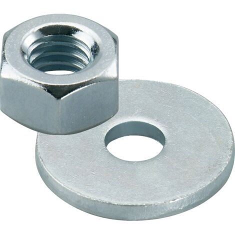 Fischer 10x Mutter &amp Scheibe M 20 nicht rostender Stahl - 519738